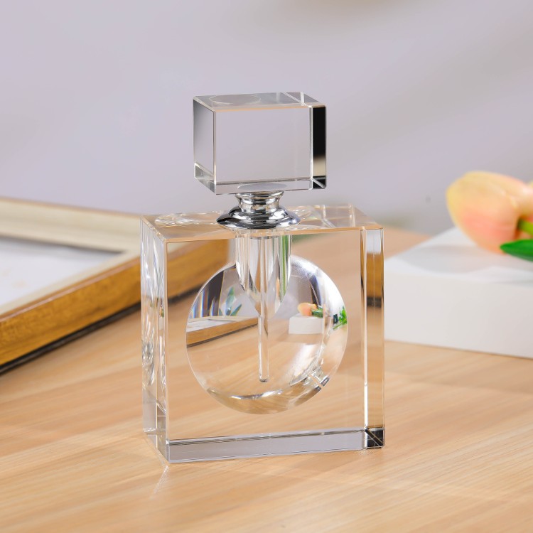 Home Fragrance Bottle - Flacone di Profumo in Cristallo Quadrato