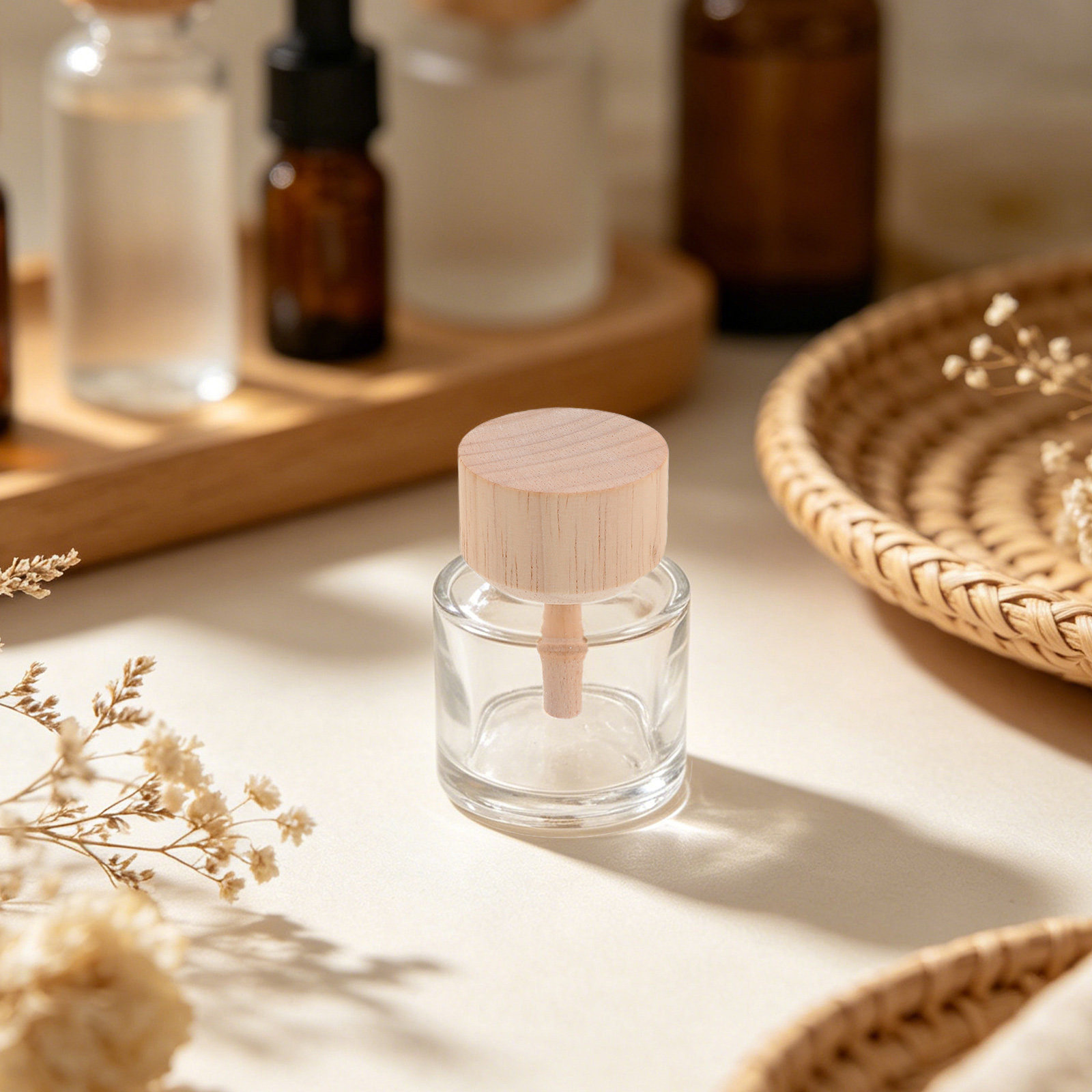 Home Fragrance Bottle - 2 Pezzi di Bottiglie in Vetro